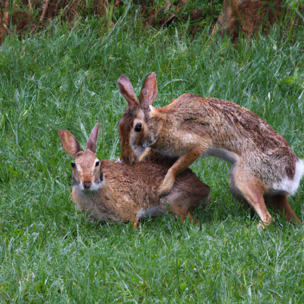 The birds and the bees of rabbits: How do bucks and does mate?