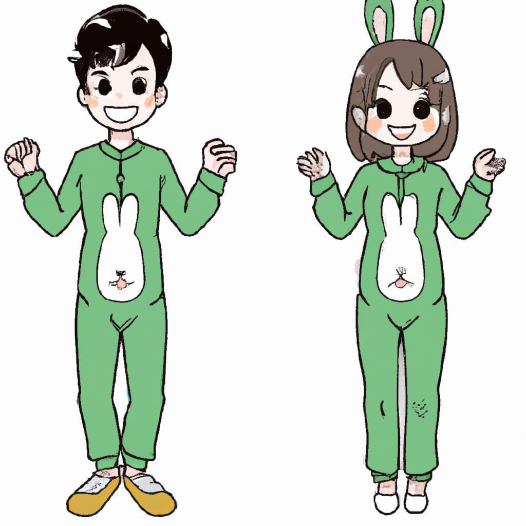 Couples who sleep in Green Roller Rabbit pajamas stay sustainable together