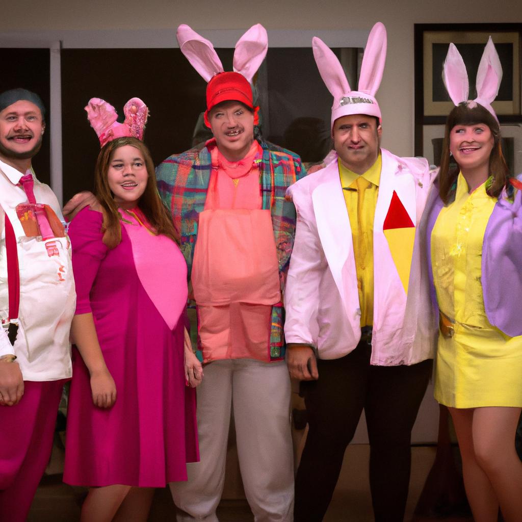 Get your friends in on the fun with DIY Roger Rabbit costumes! 