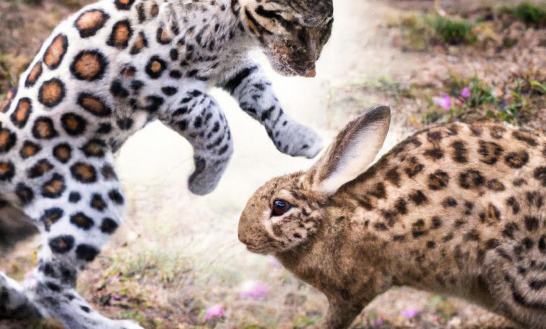 Little Rabbit And The Big Bad Leopard Manga