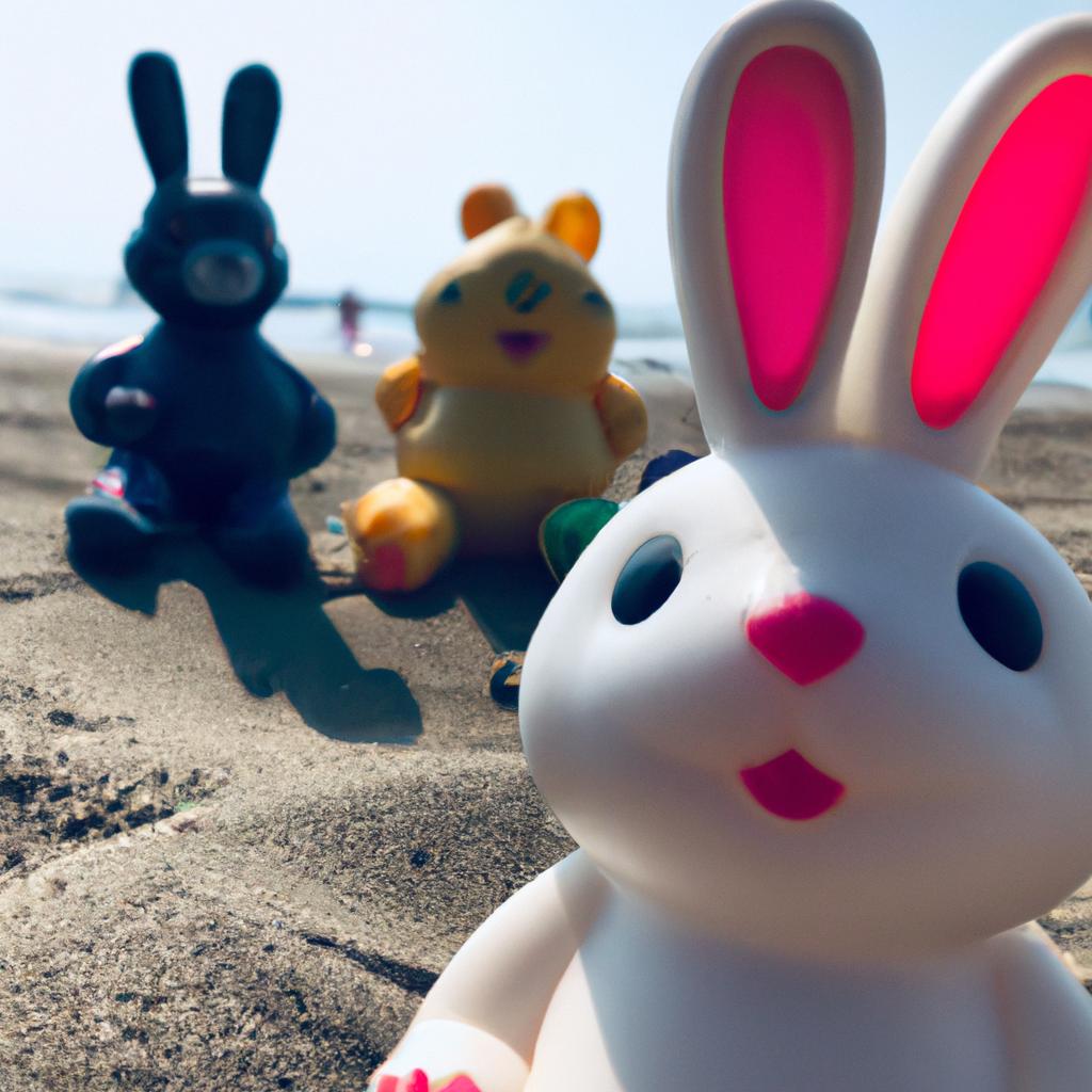 Oswald and friends have fun in the sun at the beach