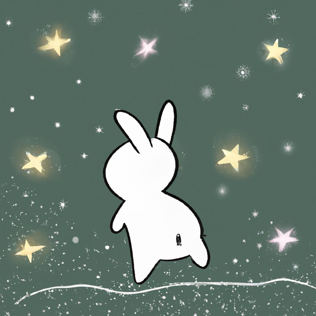 The rabbit may be a symbol of luck and good fortune in the night sky