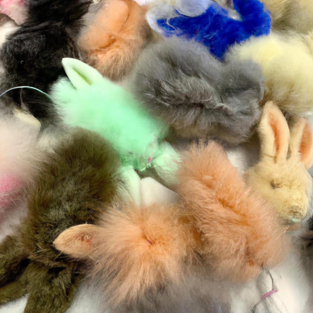 These rabbit fur cat toys provide endless fun and stimulation for your feline friend
