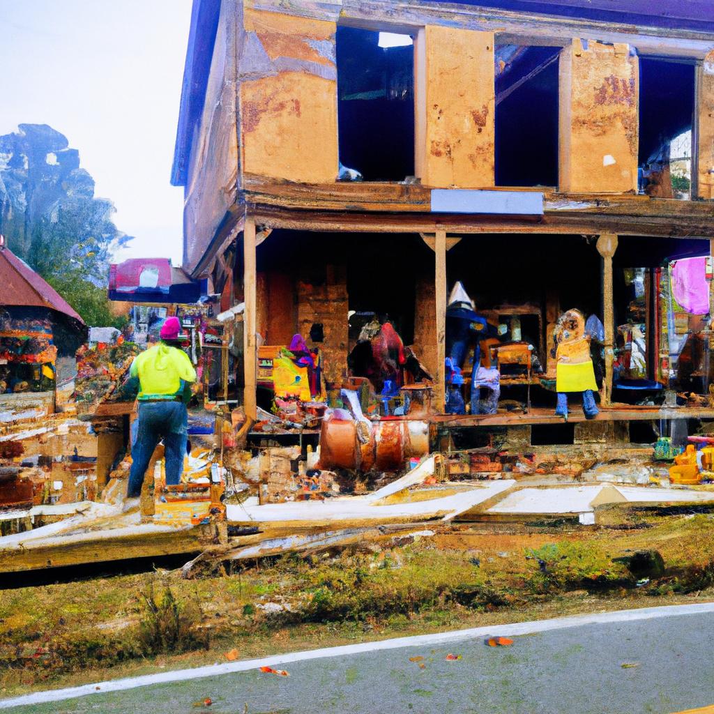 The community of Rabbit Hash united to rebuild the historic store after the fire