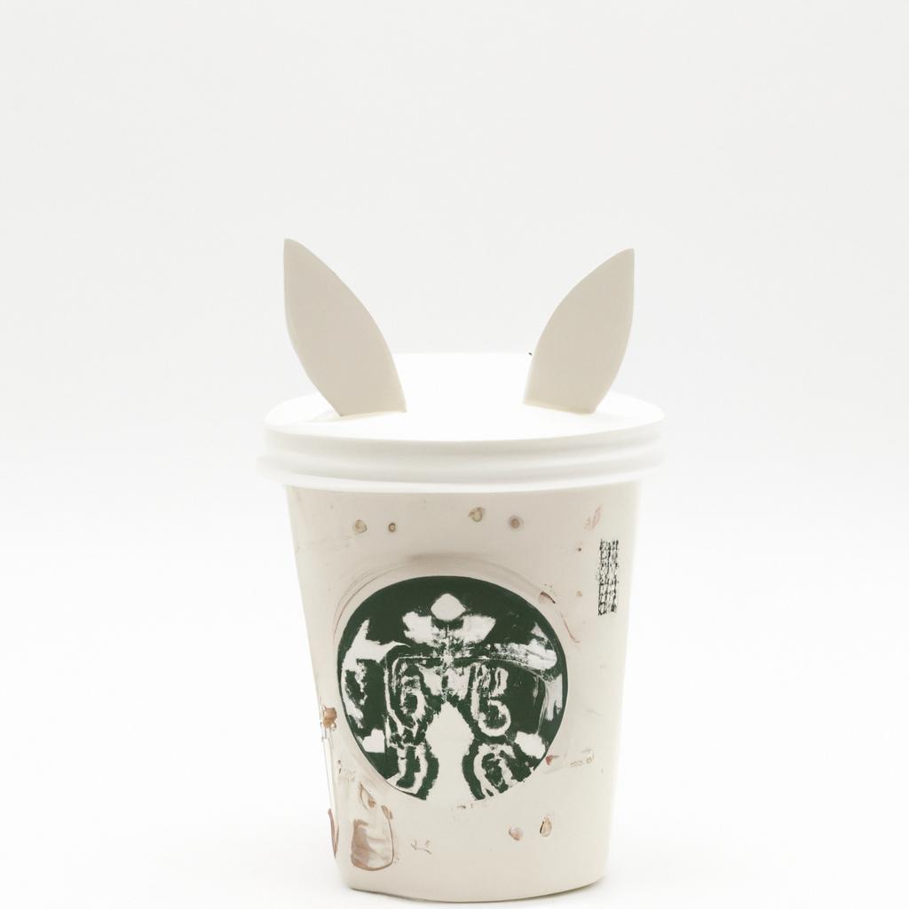 Starbucks' commitment to sustainability is reflected in the eco-friendly packaging of this Year of the Rabbit Cup.