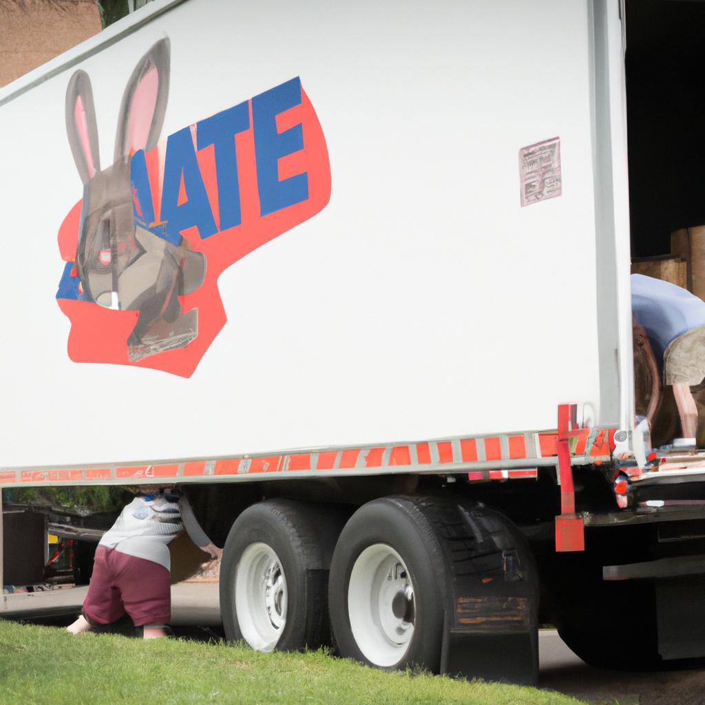 Swamp Rabbit Moving's expert movers work efficiently to unload your belongings.