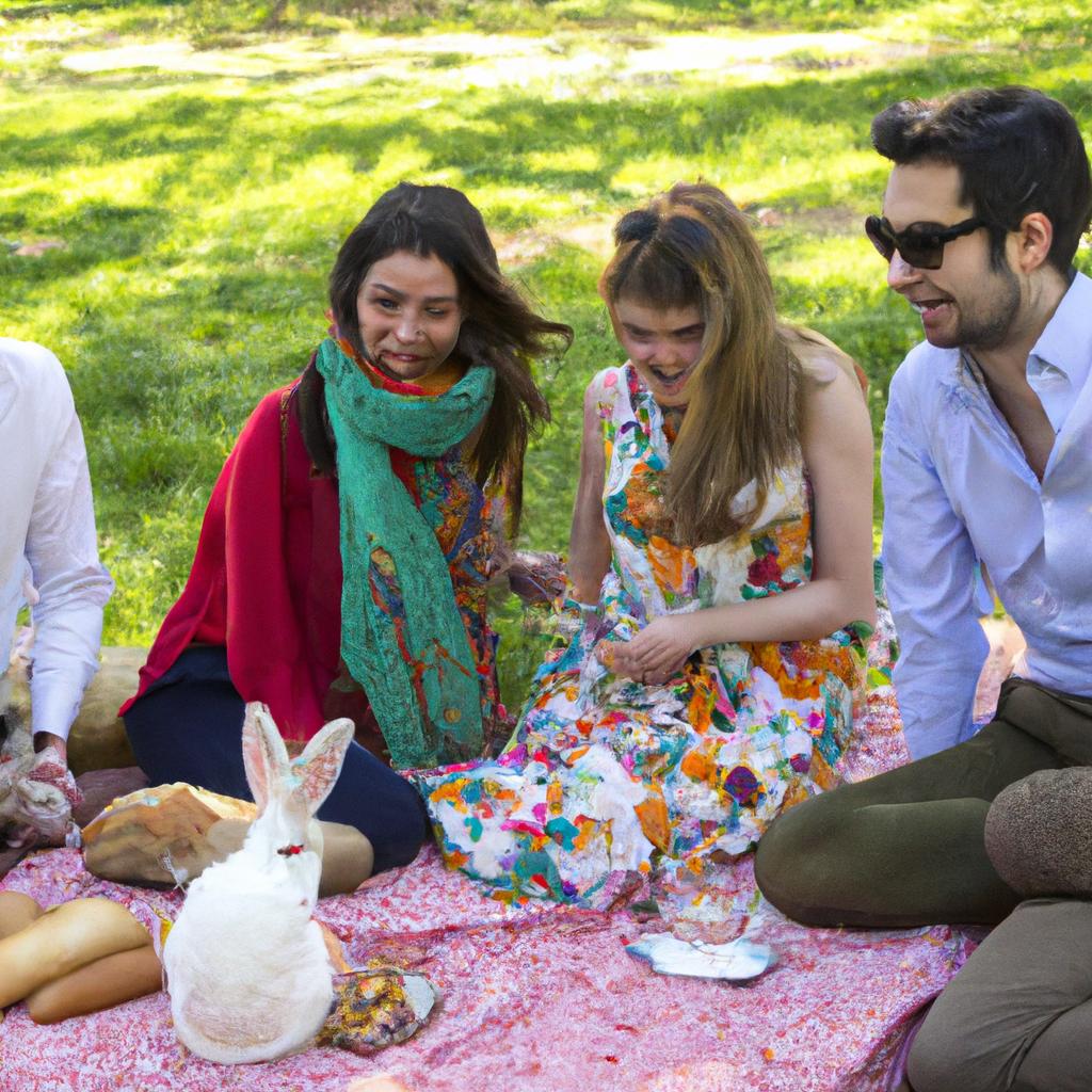 Livening up your outdoor gatherings with Tory Burch's Year of the Rabbit collection