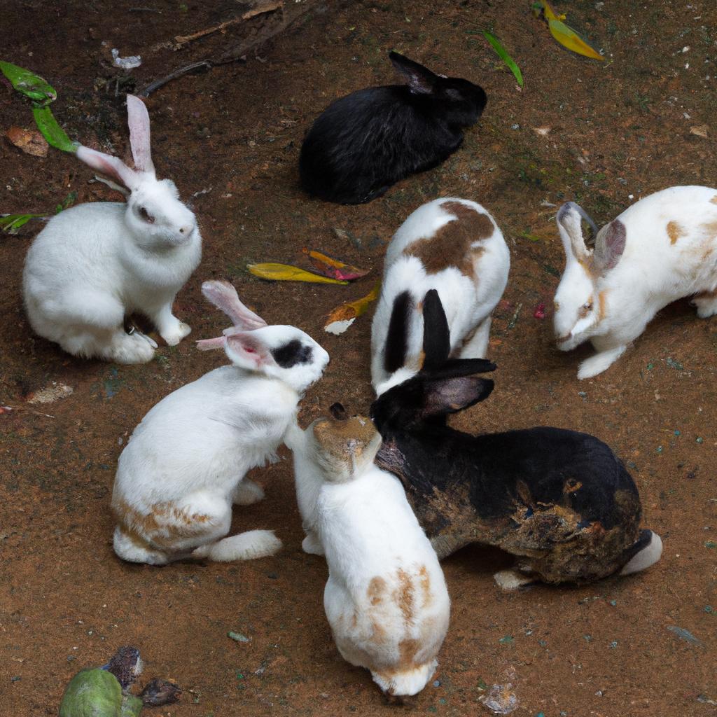 These social tropical rabbit look alikes are often seen grooming each other in their tight-knit groups.