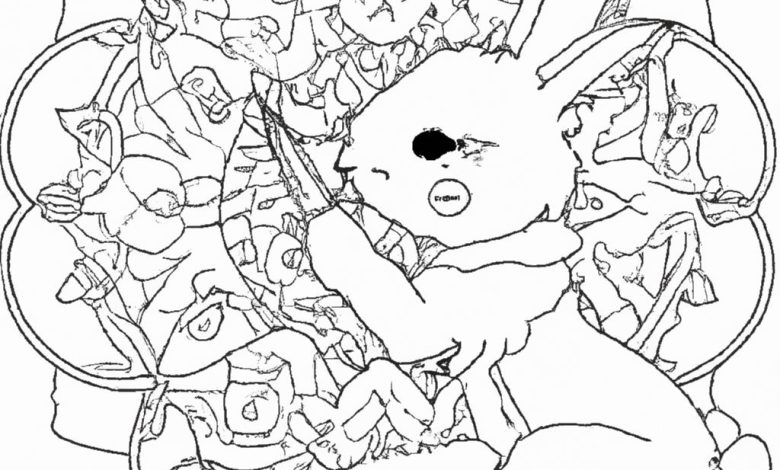 Year Of The Rabbit Coloring Page